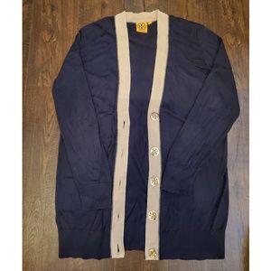 💙Tory Burch Navy Cardigan💙